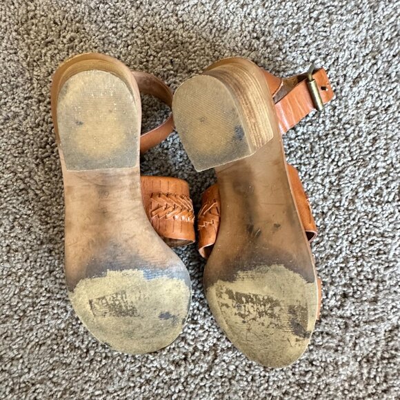 Madewell leather sandals 7 Brown Tan - Picture 5 of 7